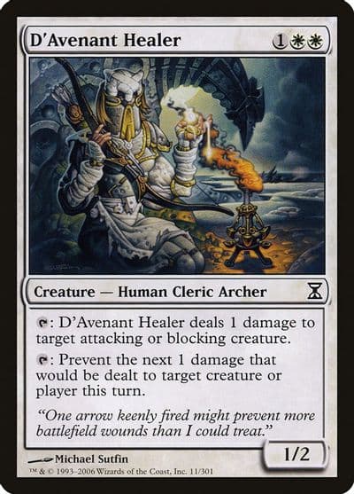 DAvenant Healer Time Spiral Magic card