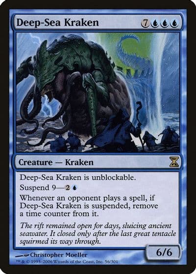 Deep Sea Kraken Time Spiral Magic card