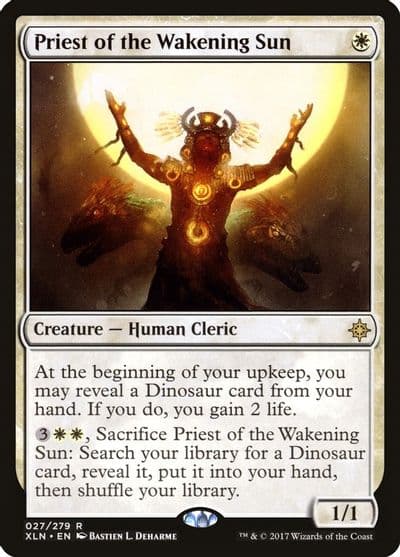 Priest of the Wakening Sun Ixalan Magic card