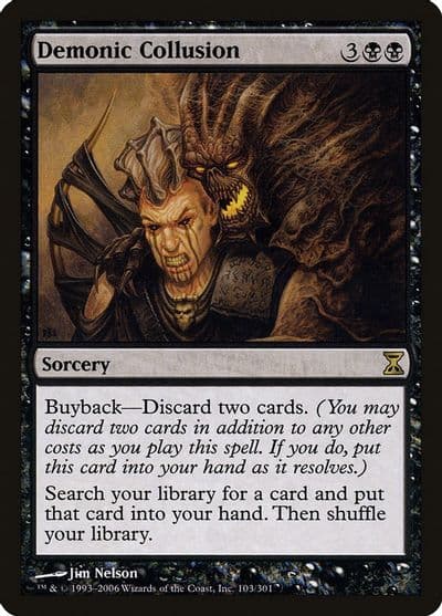 Demonic Collusion Time Spiral Magic card