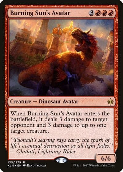 Burning Suns Avatar Ixalan Magic card