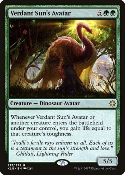 Verdant Suns Avatar Ixalan Magic card