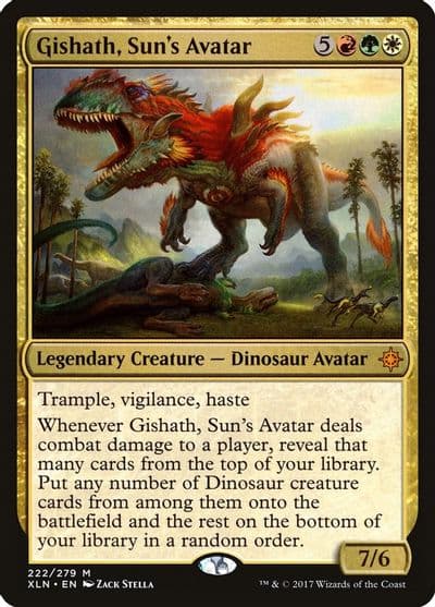 Gishath Suns Avatar Ixalan Magic card