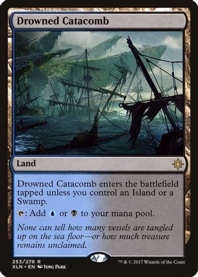 Drowned Catacomb Ixalan Magic card