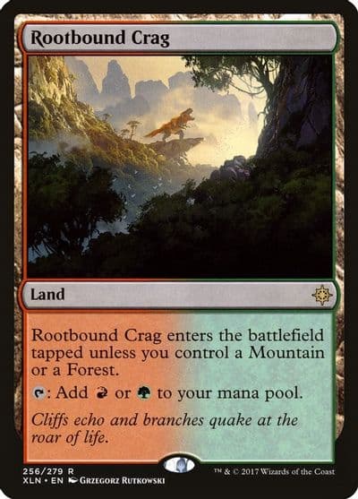 Rootbound Crag Ixalan Magic card