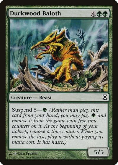 Durkwood Baloth Time Spiral Magic card