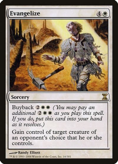 Evangelize Time Spiral Magic card