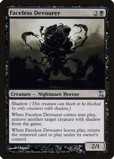 Faceless Devourer Time Spiral Magic card