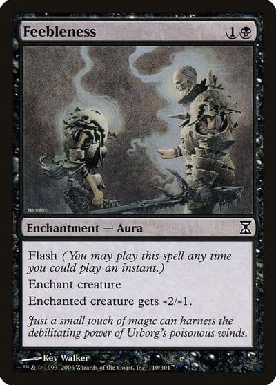 Feebleness Time Spiral Magic card