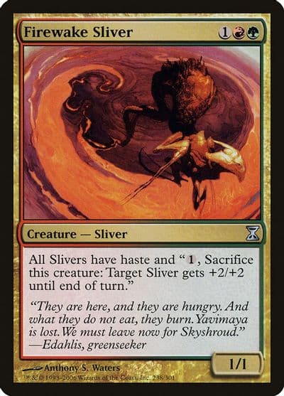 Firewake Sliver Time Spiral Magic card