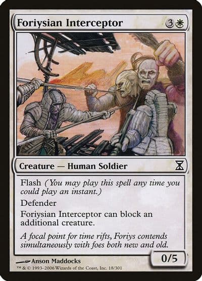 Foriysian Interceptor Time Spiral Magic card