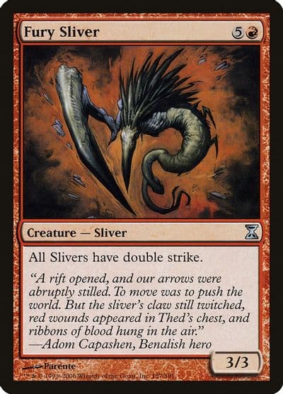 Fury Sliver Time Spiral Magic card