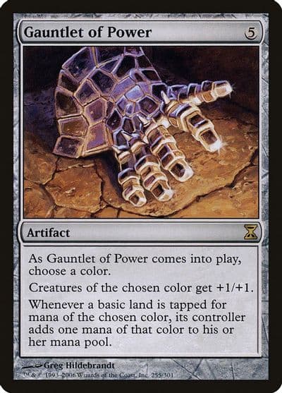Gauntlet of Power Time Spiral Magic card