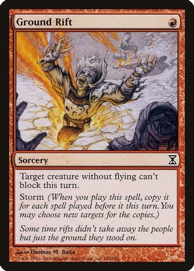 Ground Rift Time Spiral Magic card
