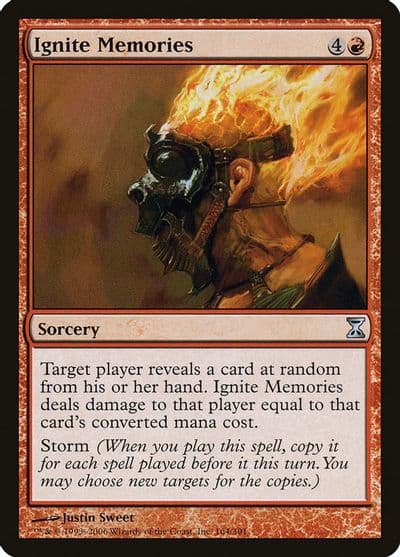 Ignite Memories Time Spiral Magic card