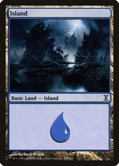 Island 289 Time Spiral Magic card