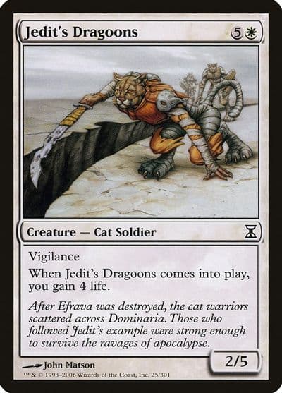 Jedits Dragoons Time Spiral Magic card