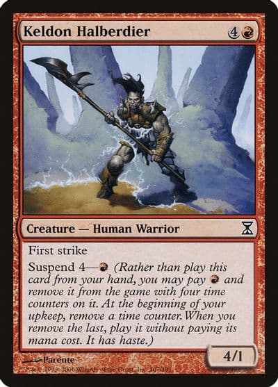 Keldon Halberdier Time Spiral Magic card