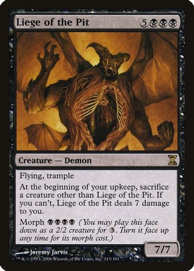 Liege of the Pit Time Spiral Magic card