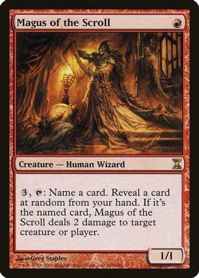 Magus of the Scroll Time Spiral Magic card