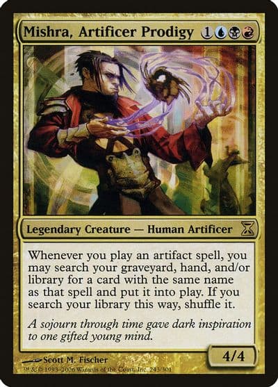 Mishra Artificer Prodigy Time Spiral Magic card
