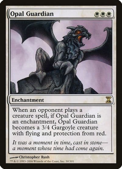 Opal Guardian Time Spiral Magic card
