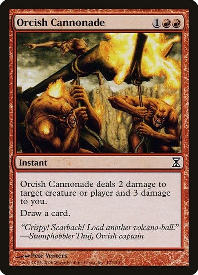 Orcish Cannonade Time Spiral Magic card