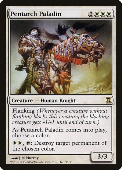 Pentarch Paladin Time Spiral Magic card