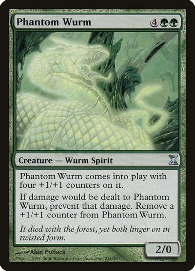 Phantom Wurm Time Spiral Magic card
