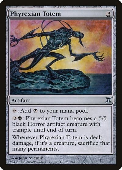 Phyrexian Totem Time Spiral Magic card