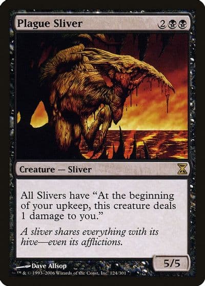 Plague Sliver Time Spiral Magic card