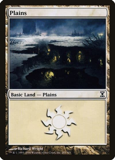 Plains 285 Time Spiral Magic card