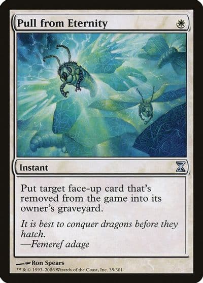Pull from Eternity Time Spiral Magic card