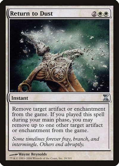 Return to Dust Time Spiral Magic card