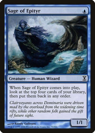 Sage of Epityr Time Spiral Magic card