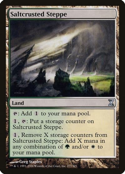 Saltcrusted Steppe Time Spiral Magic card