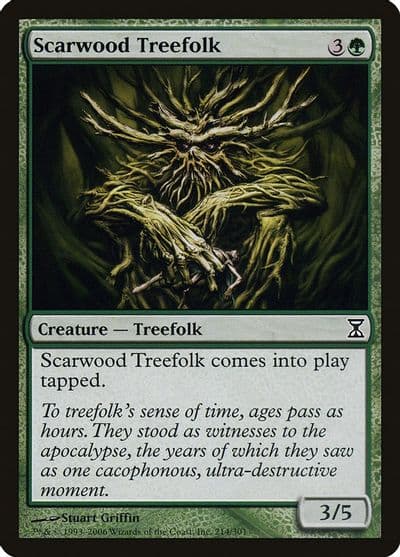 Scarwood Treefolk Time Spiral Magic card