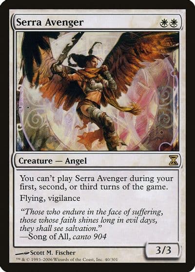 Serra Avenger Time Spiral Magic card