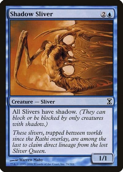 Shadow Sliver Time Spiral Magic card