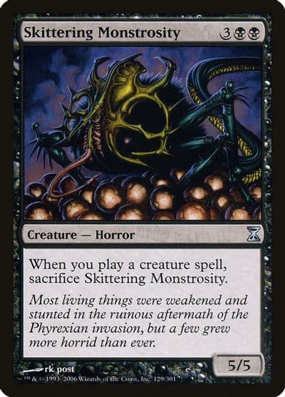 Skittering Monstrosity Time Spiral Magic card