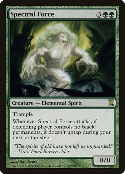 Spectral Force Time Spiral Magic card