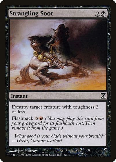 Strangling Soot Time Spiral Magic card