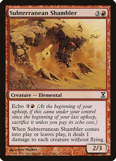Subterranean Shambler Time Spiral Magic card