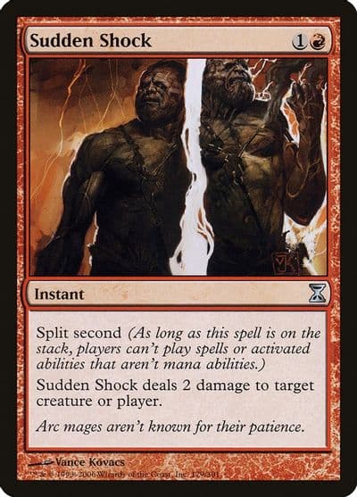 Sudden Shock Time Spiral Magic card