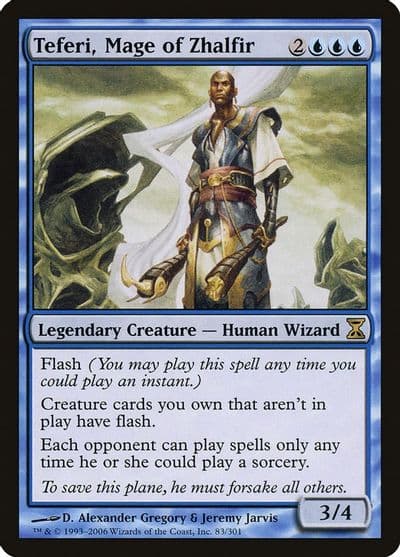 Teferi Mage of Zhalfir Time Spiral Magic card