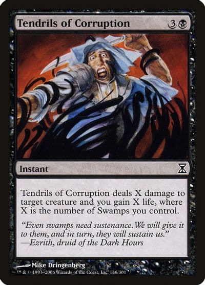 Tendrils of Corruption Time Spiral Magic card