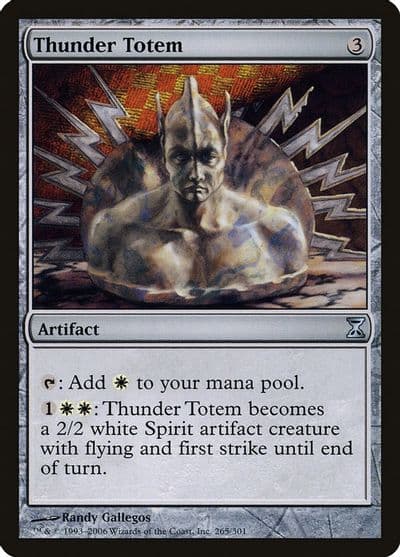 Thunder Totem Time Spiral Magic card