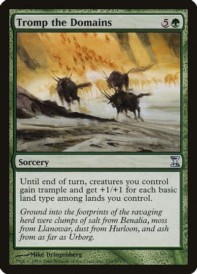 Tromp the Domains Time Spiral Magic card