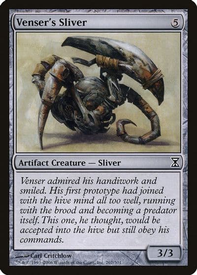 Vensers Sliver Time Spiral Magic card