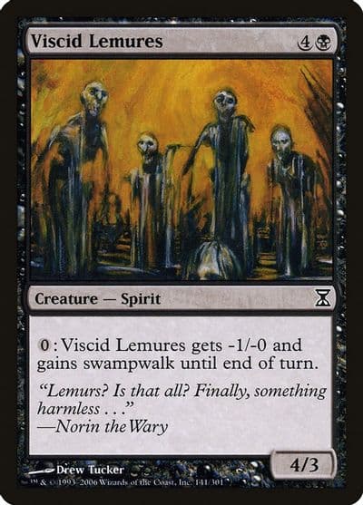 Viscid Lemures Time Spiral Magic card